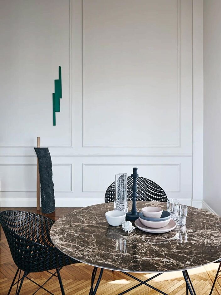 Glossy Oval Table by Kartell Furniture Tables